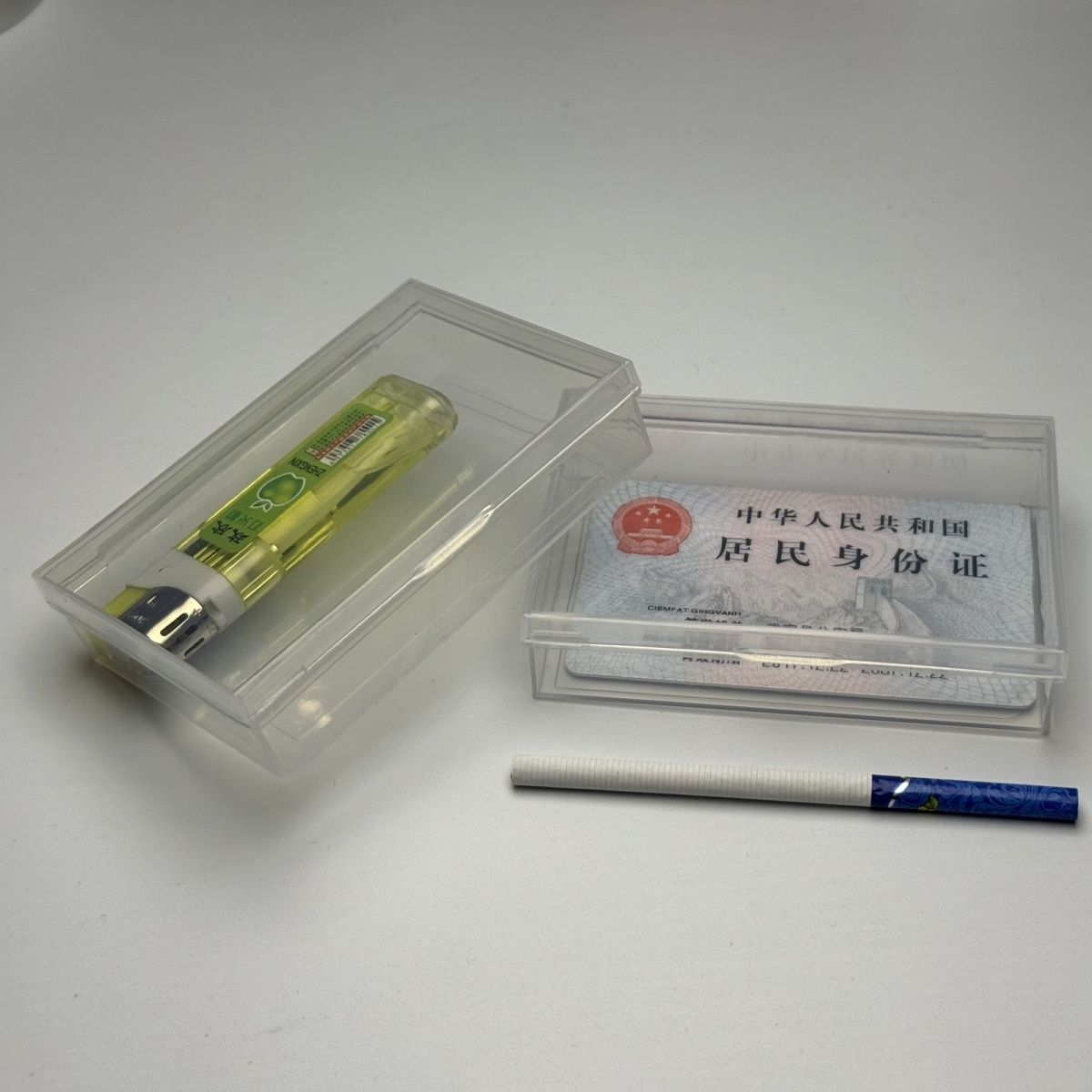 塑料盒子长方形小收纳盒礼品包装PP盒透明带盖棉签盒电池盒名片盒