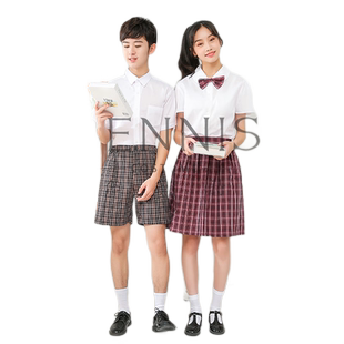 蓝心蓝语 深圳校服小学生礼服 男女夏季衬衫【领结下单才有哦】