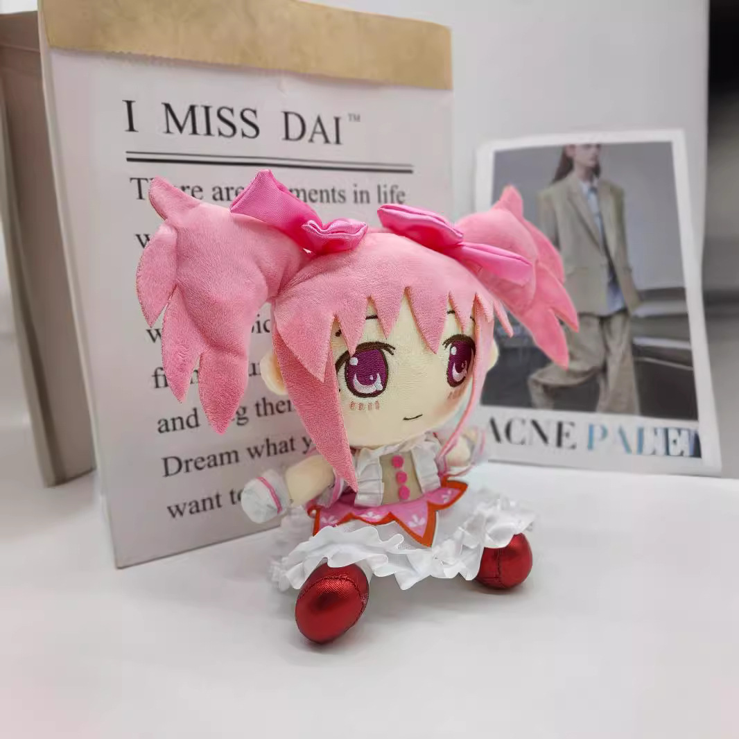 新品madoka kaname plush魔法少女小圆鹿目圆香毛绒抱枕玩偶