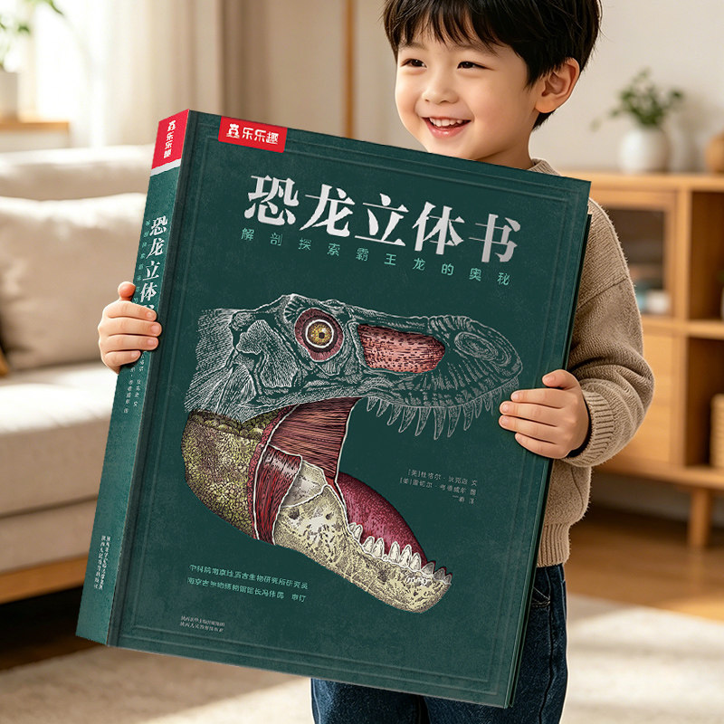【大开本恐龙立体书】解剖霸王龙