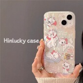 a52 贝壳纹note20 ins卡通玛丽猫适用三星s24ultra手机壳s23fe 10新款 a05可爱a14防摔a21s硅胶a34 a53 a71