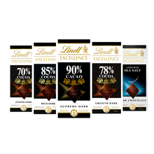 排5件！Lindt瑞士莲特醇排装可可黑巧克力