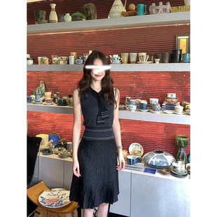 范智贤sister2026夏季新款高级小众设计显瘦百搭压褶A字半身裙子