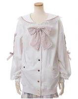Japanese-style sweatshirt mass production type, Japanese-style bow sweet navy collar long No. 2 sweatshirt jacket thumbnail 3