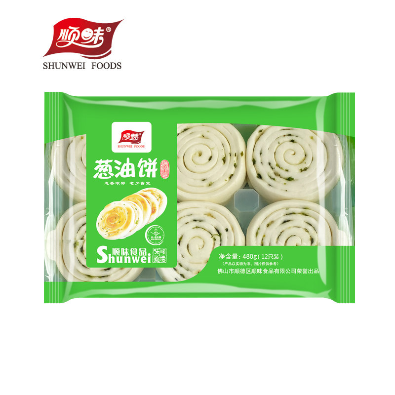 正宗顺味葱油饼480克12个装速食煎饼早餐煎饼速冻食品顺丰配送属于什么档次？
