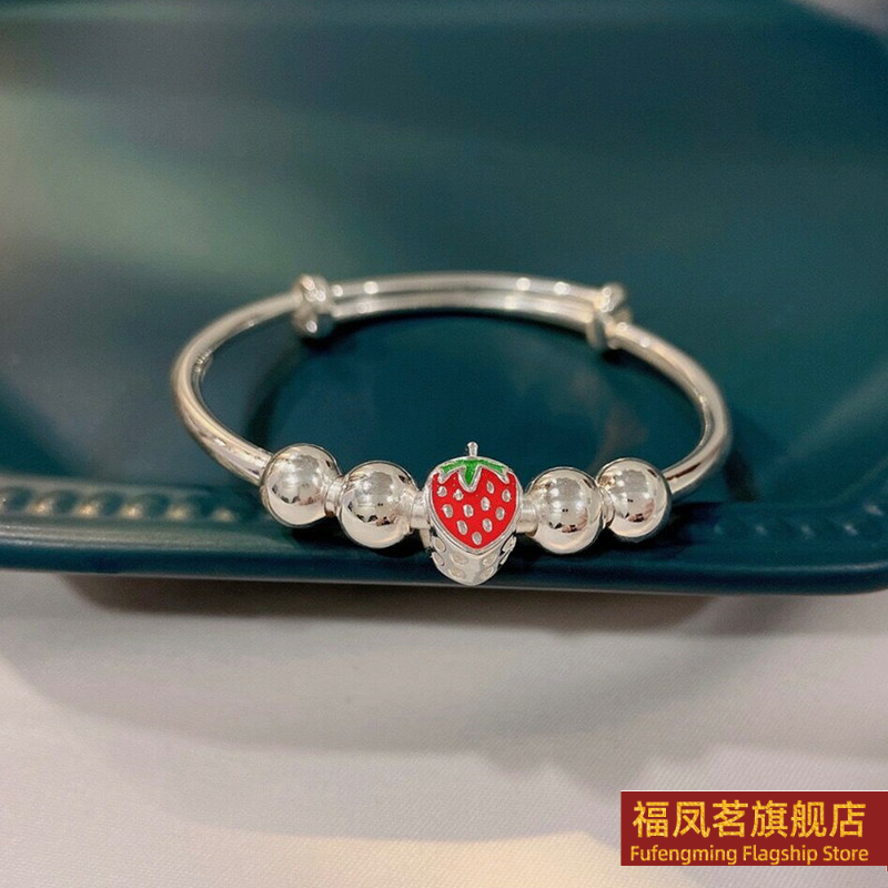 原创设计女银饰香港正生竹节手镯
