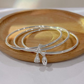 三生三世两世欢手镯莲蓬莲花实心纯银9999足银情人节送女朋友礼物