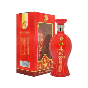 洛阳杜康原窖福韵52度浓香型白酒纯粮酿造500ml4瓶整箱老酒送礼袋