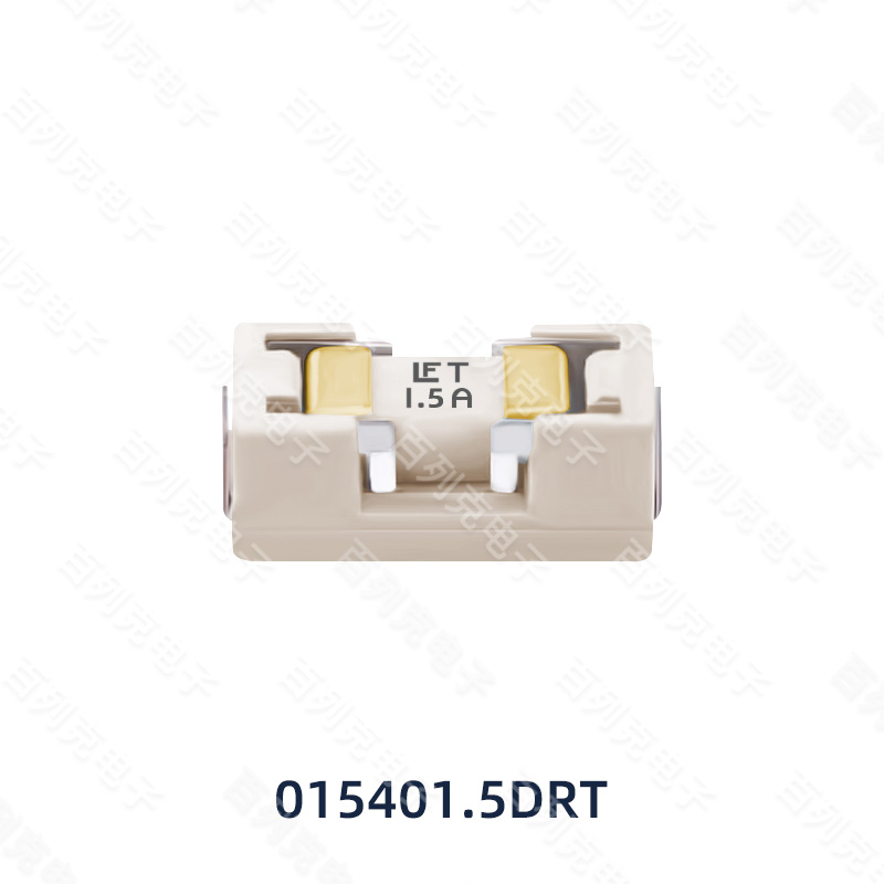 力特015401.5DRT贴片慢断一次性保险丝1808带座熔断器FLT1.5A125V