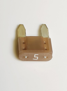 0297005.WXNV力特小号进口汽车保险丝插片车用保险片5a点烟器保险