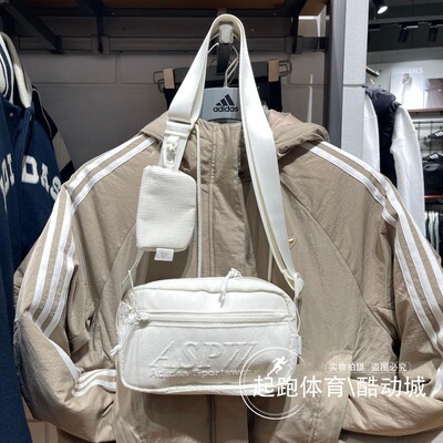 阿迪达斯男女灯芯绒运动单肩包