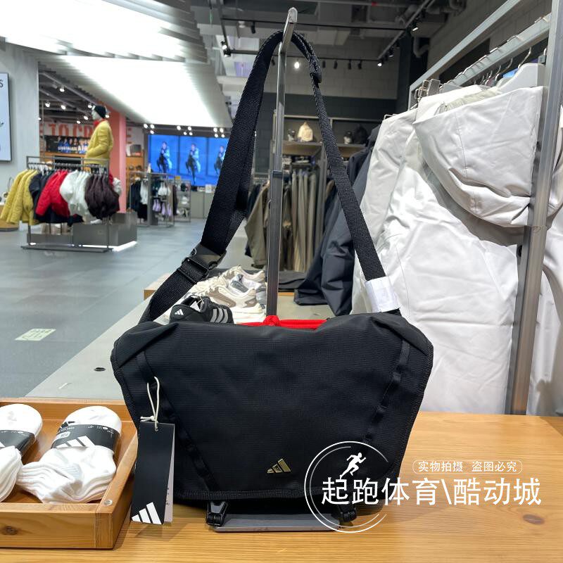 阿迪达斯男女实用通勤单肩斜挎包