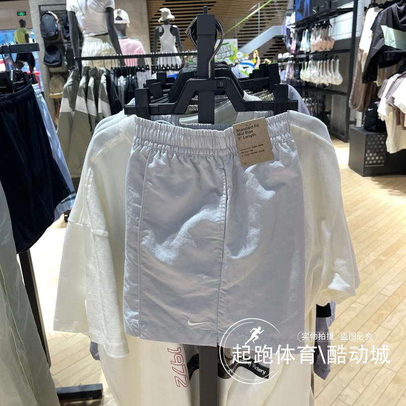 Nike耐克短裤女2025夏新款中腰梭织速干透气休闲跑步运动裤FV6623