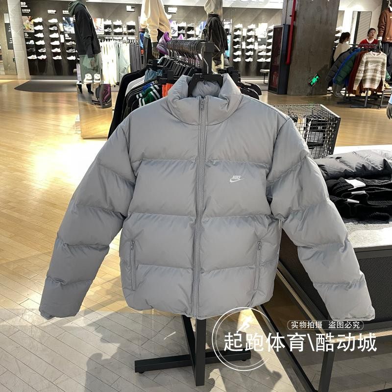 耐克保暖立领男运动休闲羽绒服