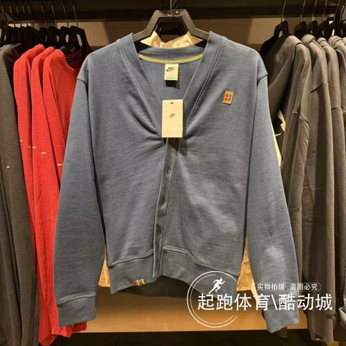 耐克男经典针织保暖休闲针织衫