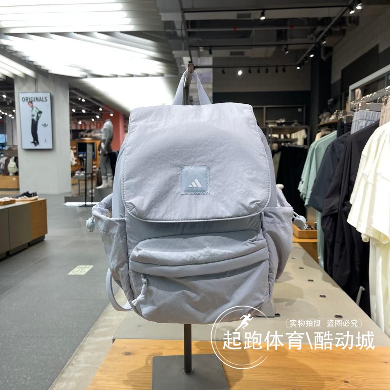 阿迪达斯女多口袋实用双肩包