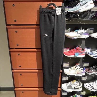 耐克男针织毛圈直筒宽松卫裤
