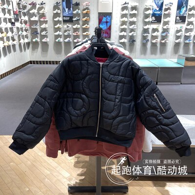 耐克女子两面穿棉服保暖防风