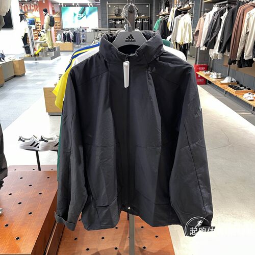 阿迪达斯男拒水宽松加绒夹克外套