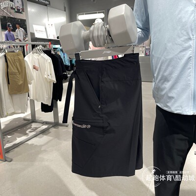李宁男户外CF溯防晒宽松运动短裤