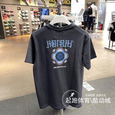 阿迪三叶草男纯棉宽松短袖T恤