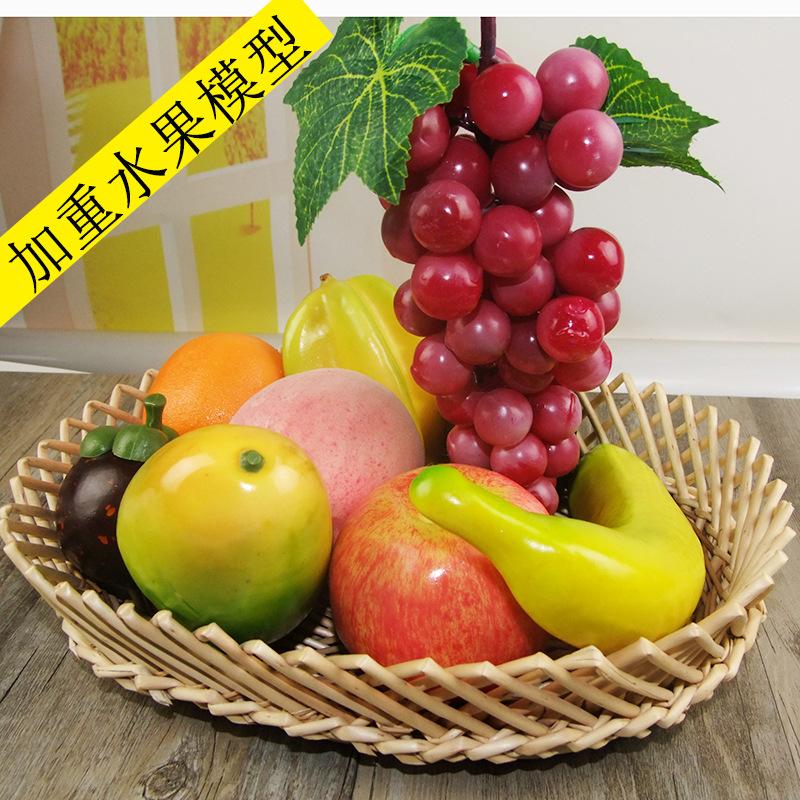 塑料泡沫加重水果蔬菜模型装饰摆件道具仿真水果