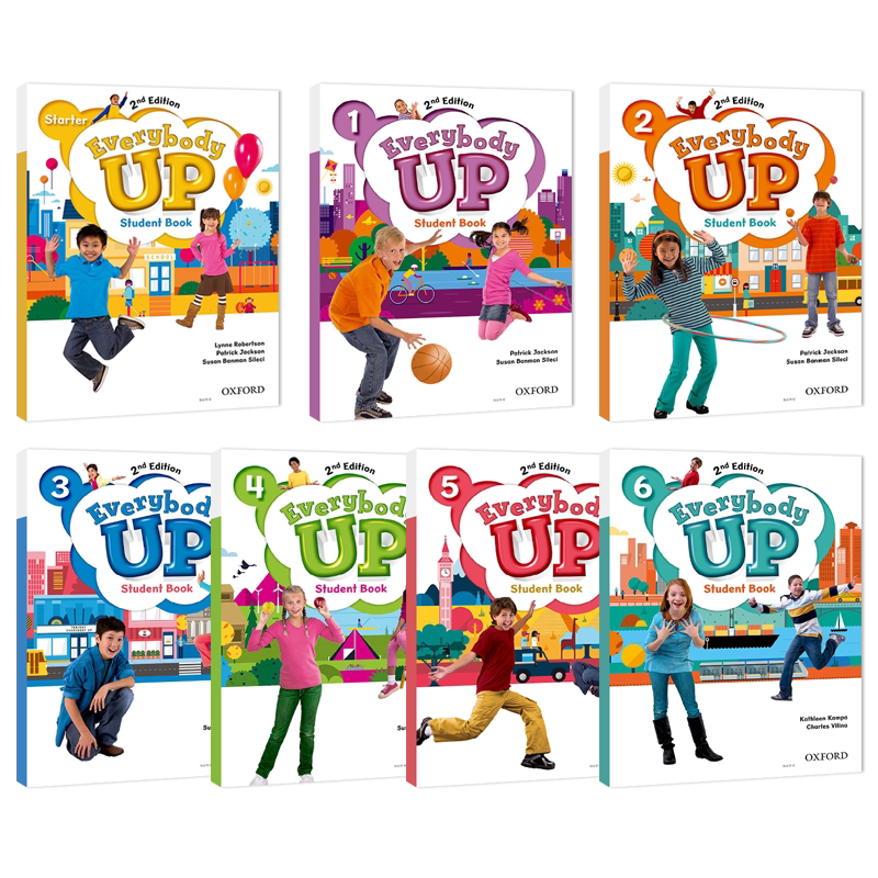 【赠在线学习】正版进口 第二版牛津少儿英语教材 everybody up Starter /1/2/3/4/5/6 级别