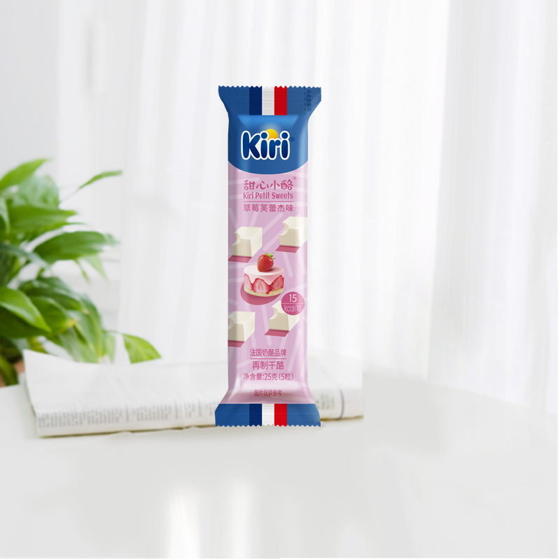 【Kiri甜心小酪25g】原装进口即食奶酪芝士零食草莓芙蕾杰味干酪