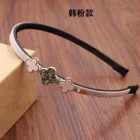 四叶草钻石女童带齿防滑头箍图片