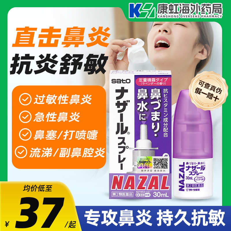 治疗过敏性鼻炎、鼻塞、鼻涕、鼻痒、打喷嚏