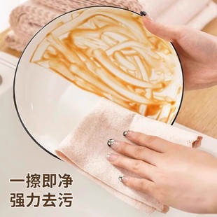 不掉毛家用吸水清洁 丝瓜抹布厨房专用吸油不沾油洗碗布易清洁新款