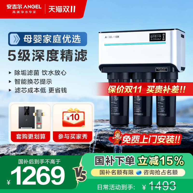 安吉尔反渗透双出水母婴直饮净水