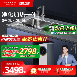 政府补贴安吉尔净水器家用直饮厨下即热反渗透净水机净热一体机