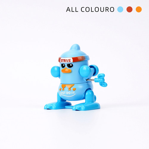 儿童发条后空翻萌趣小鸭玩具