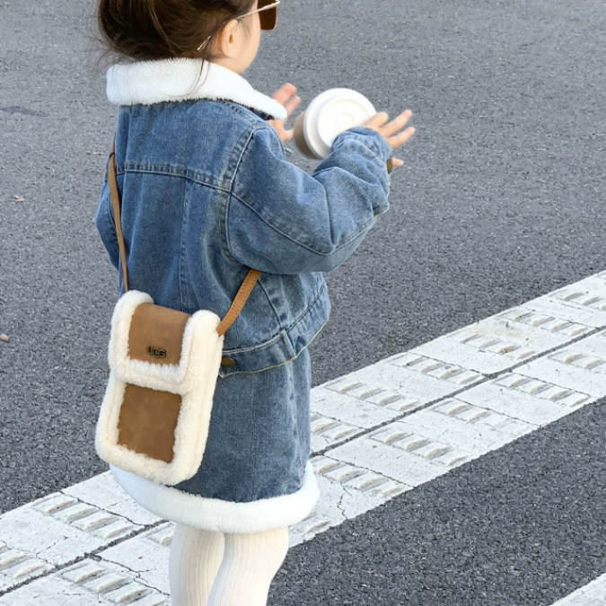 女童秋冬加绒套装2025新款洋气时髦儿童牛仔外套半裙小香风女宝宝,童装/婴儿装/亲子装,普通外套,淘宝优惠券,粉丝福利购,淘宝优惠卷