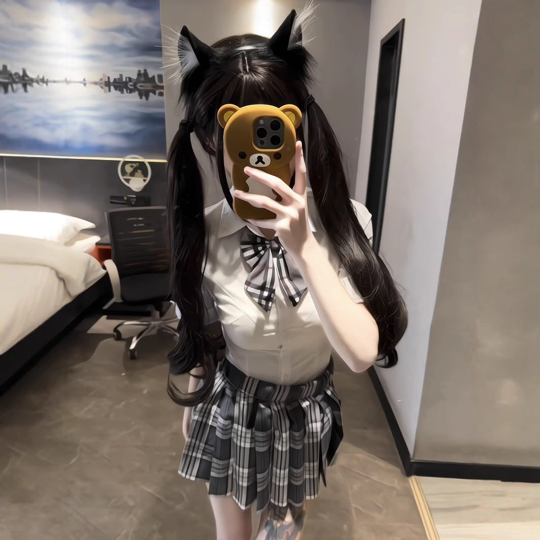 科尼假发糯叽小咪假发女长发Lolita75cm长卷发加长款少萝假发女款