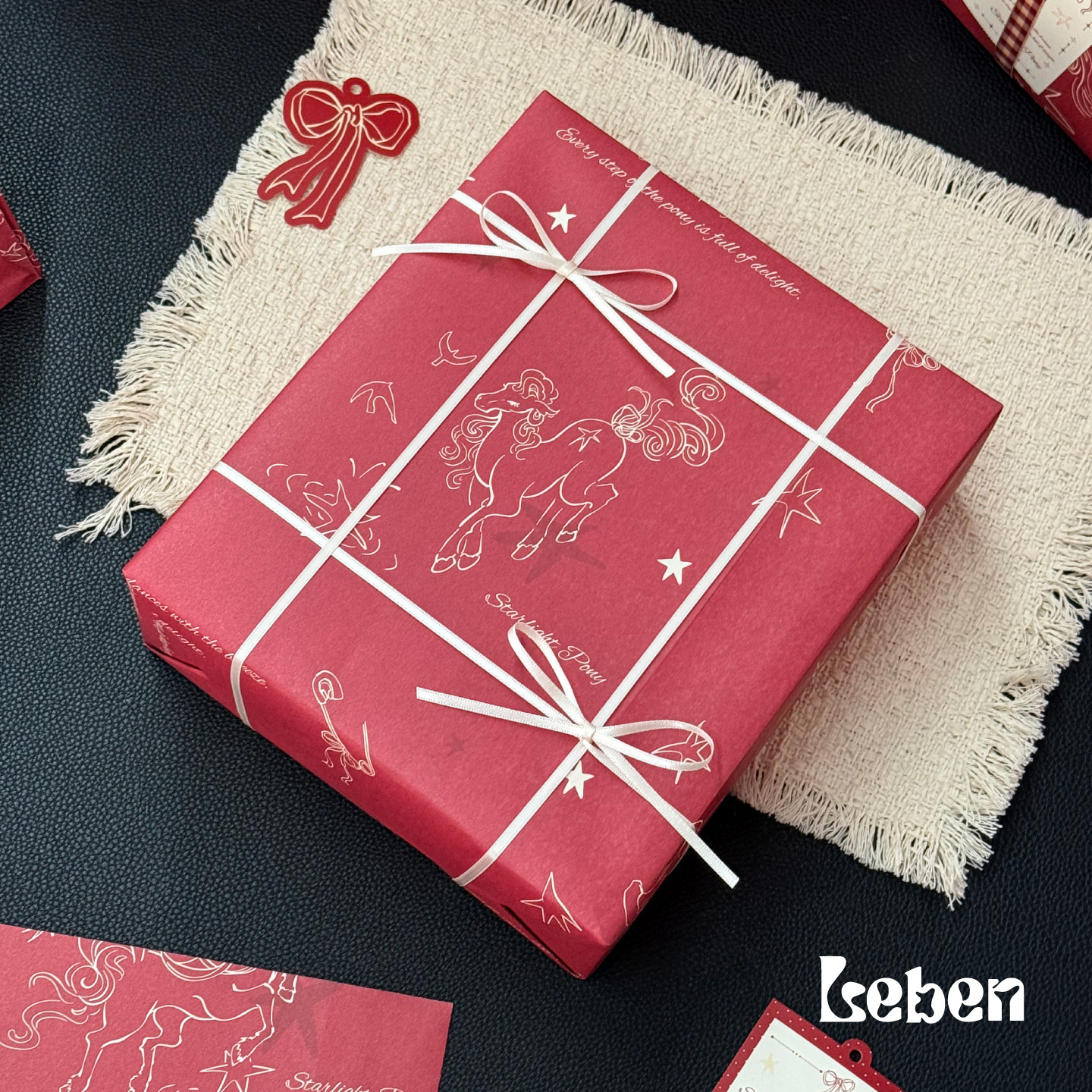 【马年新品】乐本·2026星光小马包装纸新年马年本命复古千禧风礼