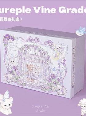 乐本·梦幻圆舞曲礼盒空盒子生日礼物卡通特大号礼品包装盒送女生