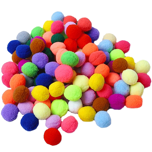 儿童手工毛球diy制作幼儿园彩色美工区区域材料粘贴画创意小作品