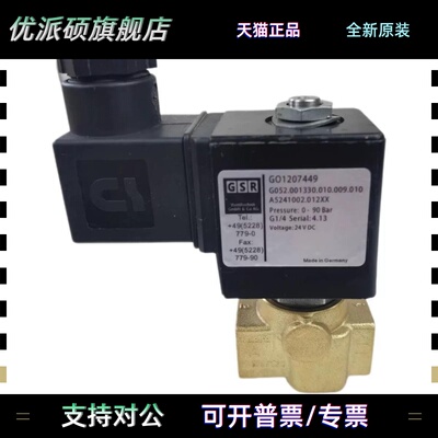 德国新款GSR电磁阀A52421002012XXK051011024VG0120744高压230V