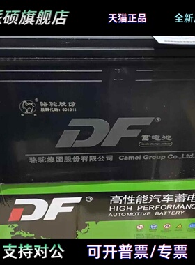 骆驼DF蓄电池6-QW-165min-R12V105AHN100 N120N200柴油发电机电瓶