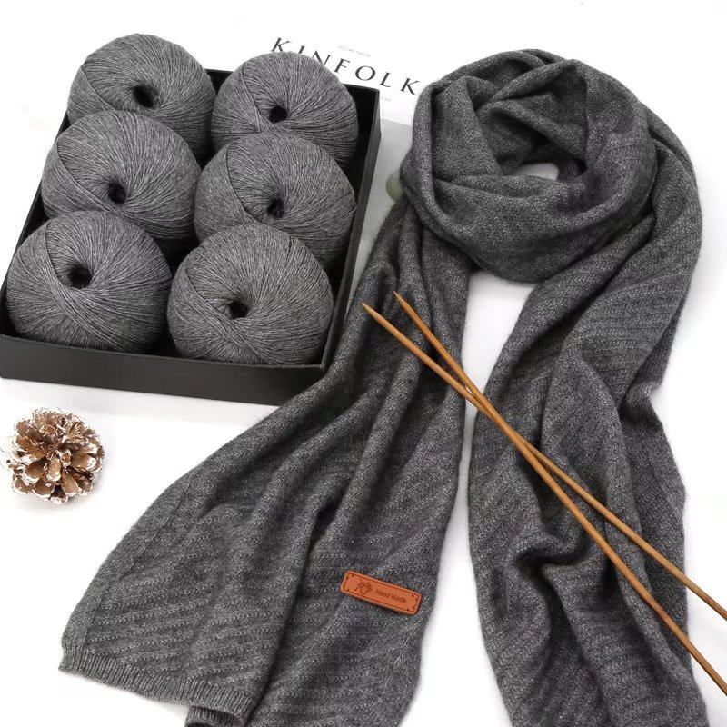 羊绒线毛线手工编织围巾diy材料包送男女友羊绒围巾初学者毛线团,服饰配件/皮带/帽子/围巾,毛线,淘宝优惠券,粉丝福利购,淘宝优惠卷