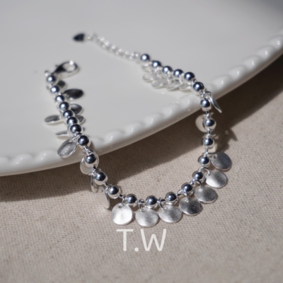 925银民族风流苏手链女