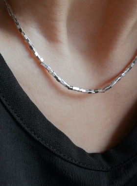 百搭锁骨链925纯银不掉色女