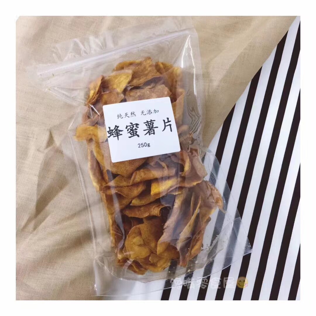 蜂蜜地瓜干红薯片芝士奶香农家香脆烤地瓜干番薯片非油炸250g小吃