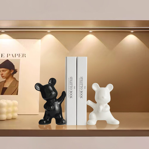 欧梦境艺陶瓷轻奢客厅酒柜书柜