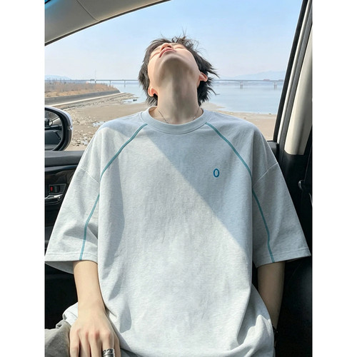 大码300斤哈苏线冰丝速干短袖男