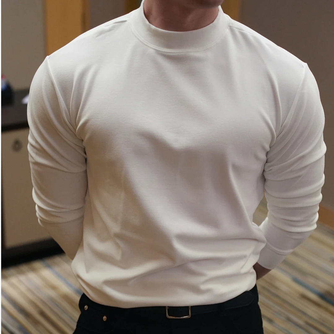 大码300斤秋冬季德绒保暖长袖T恤