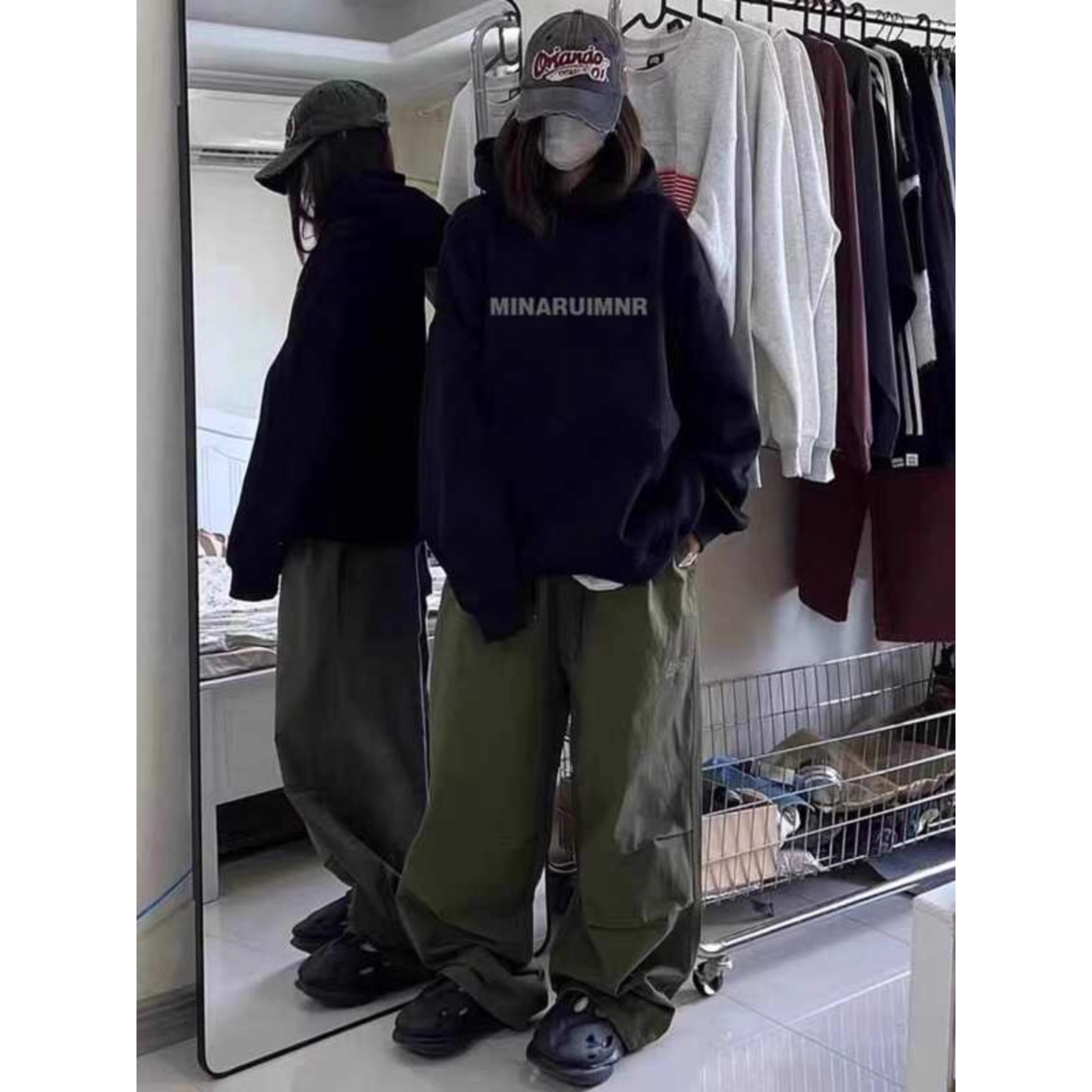 加大码300斤美式重磅连帽卫衣男