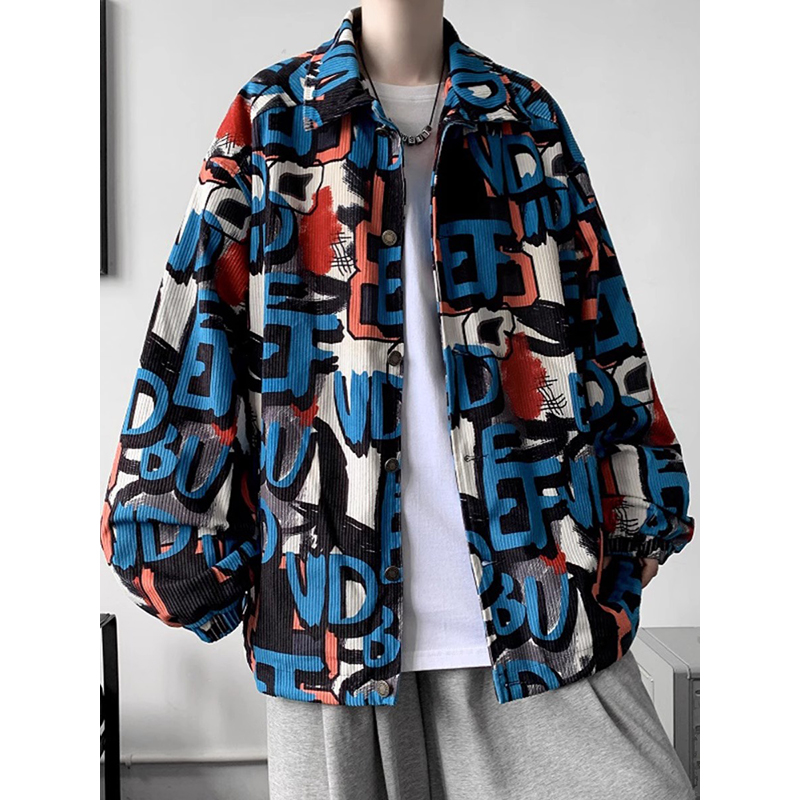 特大码300斤灯芯绒外套男女春秋